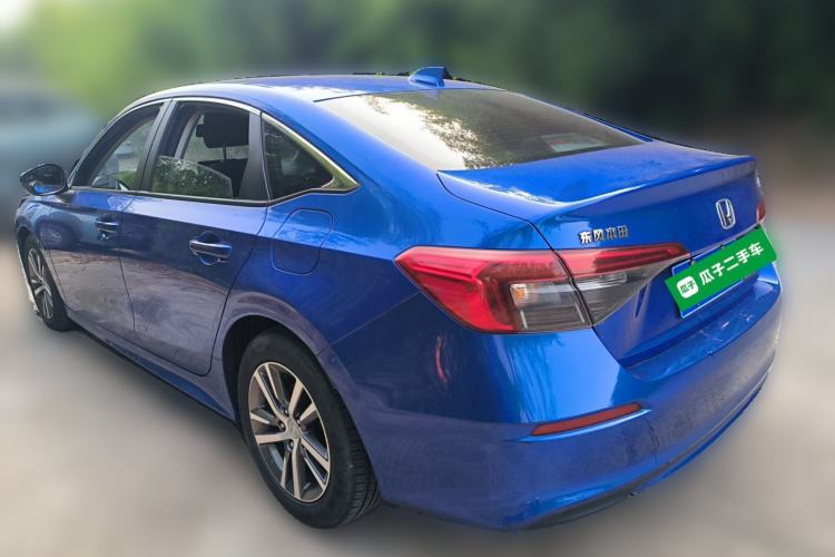 Used Honda Civic 2022 240TURBO CVT Dynamic Edition Rear Left 45 Deg