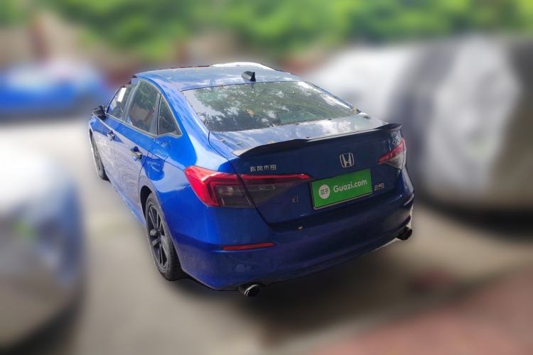 Used Honda Civic 2022 240TURBO CVT Dynamic Edition Rear Left 45 Deg
