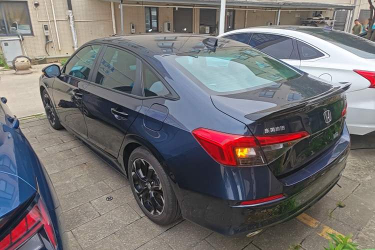 Used Honda Civic 2022 240TURBO CVT Dynamic Edition Rear Left 45 Deg