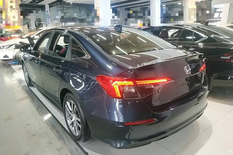 Used Honda Civic 2022 240TURBO CVT Dynamic Edition Rear Left 45 Deg
