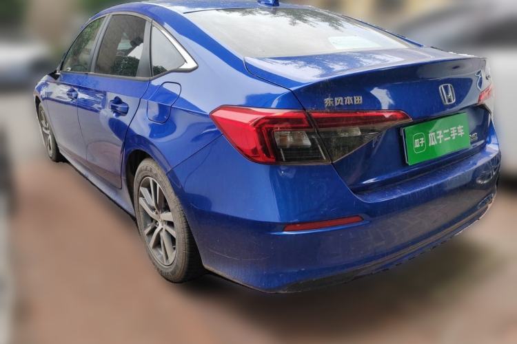 Used Honda Civic 2022 240TURBO CVT Dynamic Edition Rear Left 45 Deg