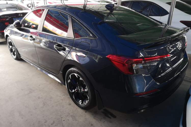 Used Honda Civic 2022 240TURBO CVT Dynamic Edition Rear Left 45 Deg