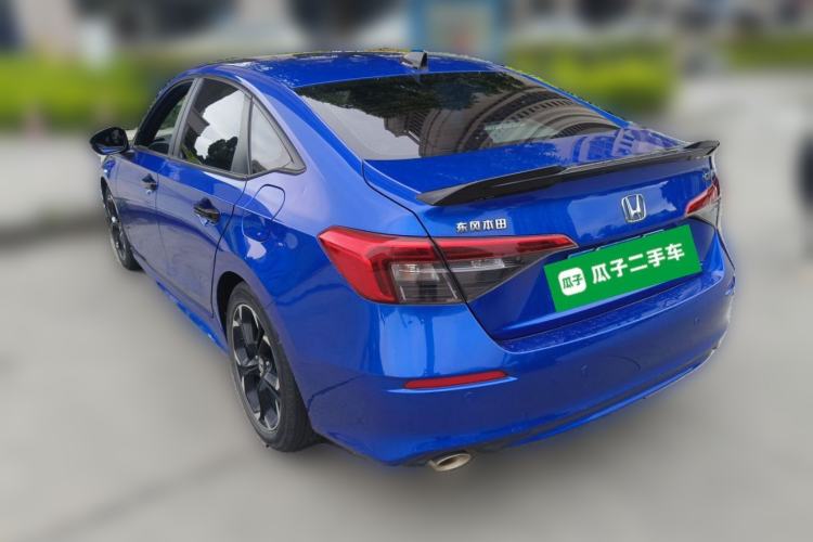 Used Honda Civic 2022 240TURBO CVT Dynamic Edition Rear Left 45 Deg