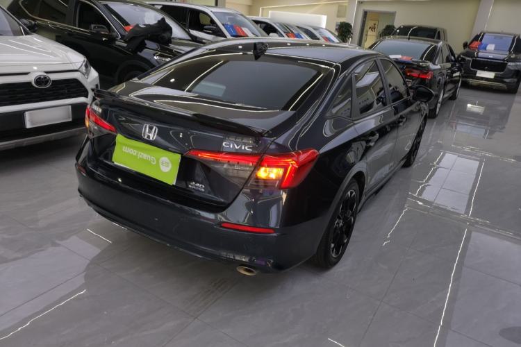 Used Honda Civic 2022 240TURBO CVT Dynamic Edition Rear Right 45 Deg