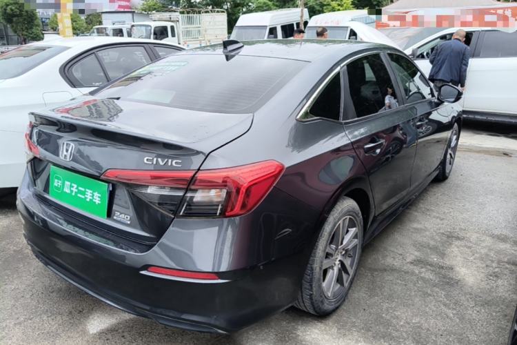Used Honda Civic 2022 240TURBO CVT Dynamic Edition Rear Right 45 Deg