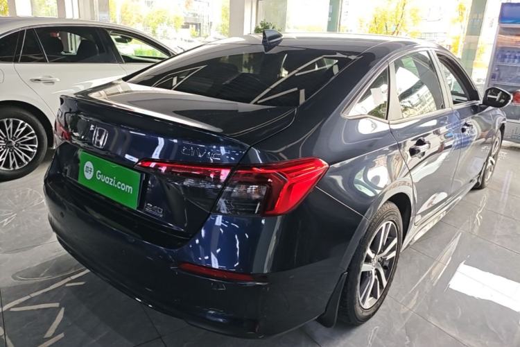 Used Honda Civic 2022 240TURBO CVT Dynamic Edition Rear Right 45 Deg