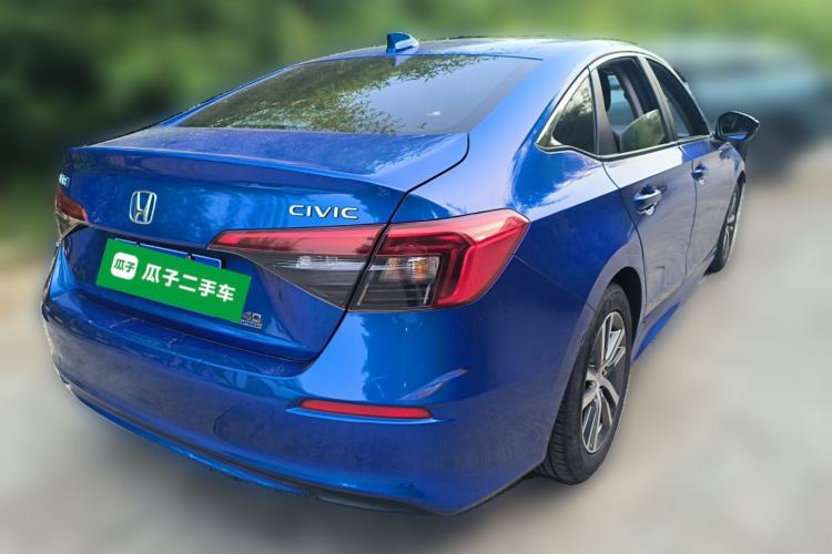 Used Honda Civic 2022 240TURBO CVT Dynamic Edition Rear Right 45 Deg