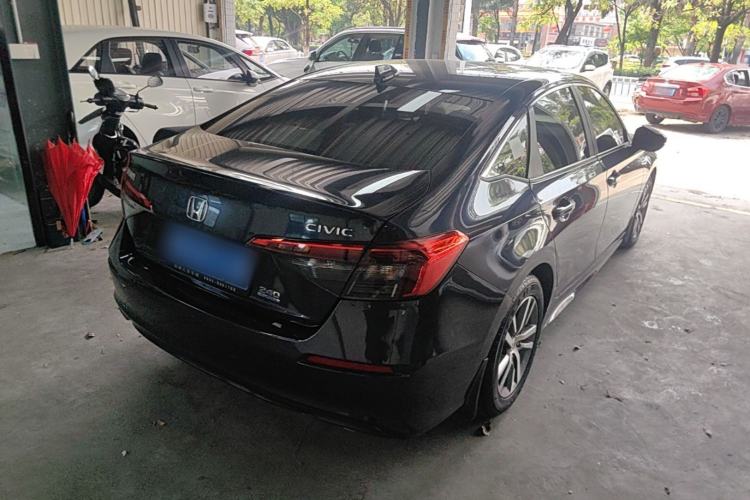 Used Honda Civic 2022 240TURBO CVT Dynamic Edition Rear Right 45 Deg