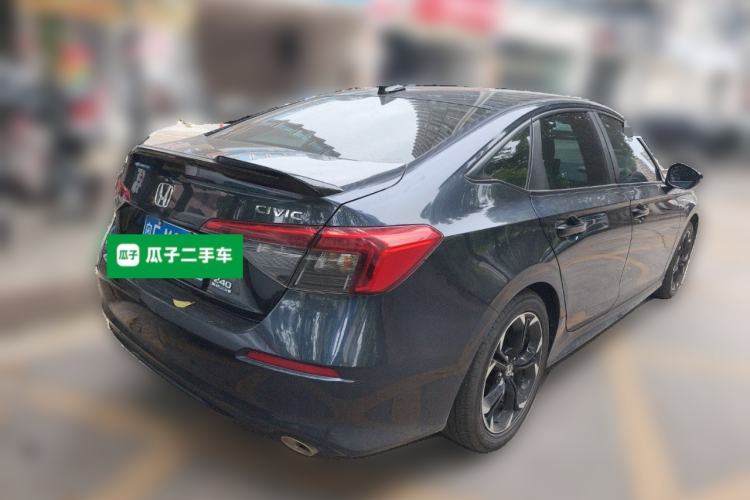 Used Honda Civic 2022 240TURBO CVT Dynamic Edition Rear Right 45 Deg