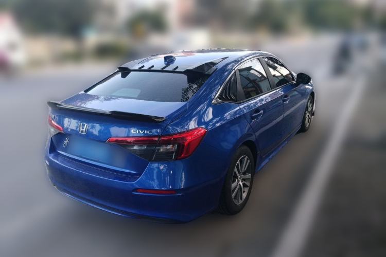 Used Honda Civic 2022 240TURBO CVT Dynamic Edition Rear Right 45 Deg