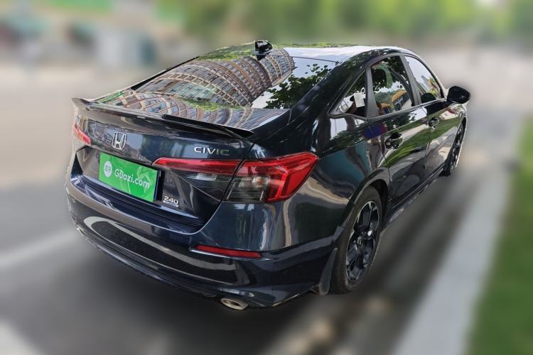 Used Honda Civic 2022 240TURBO CVT Dynamic Edition Rear Right 45 Deg