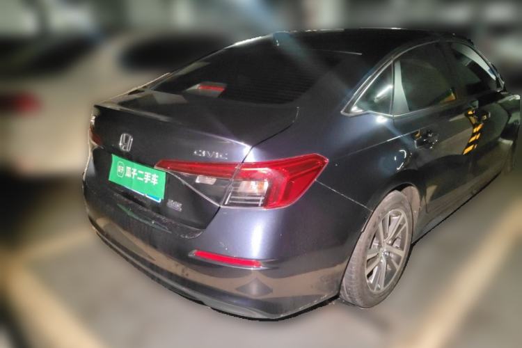 Used Honda Civic 2022 240TURBO CVT Dynamic Edition Rear Right 45 Deg