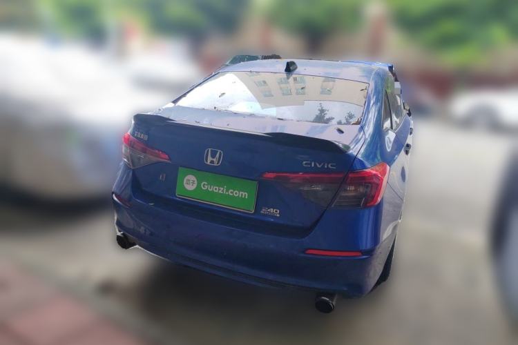 Used Honda Civic 2022 240TURBO CVT Dynamic Edition Rear Right 45 Deg