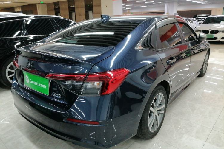Used Honda Civic 2022 240TURBO CVT Dynamic Edition Rear Right 45 Deg