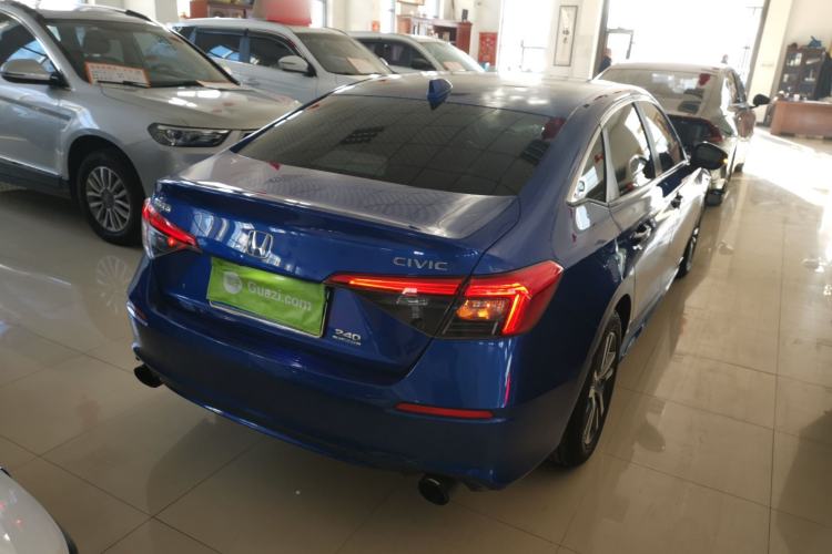 Used Honda Civic 2022 240TURBO CVT Dynamic Edition Rear Right 45 Deg
