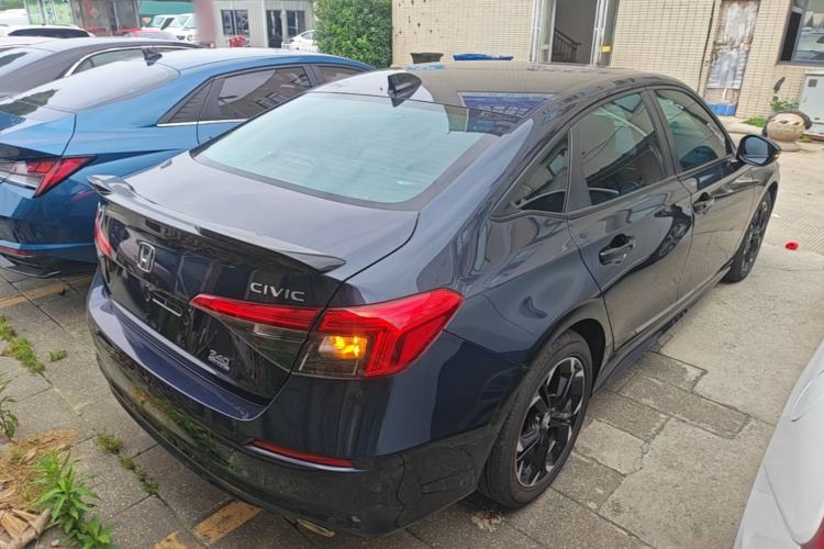 Used Honda Civic 2022 240TURBO CVT Dynamic Edition Rear Right 45 Deg