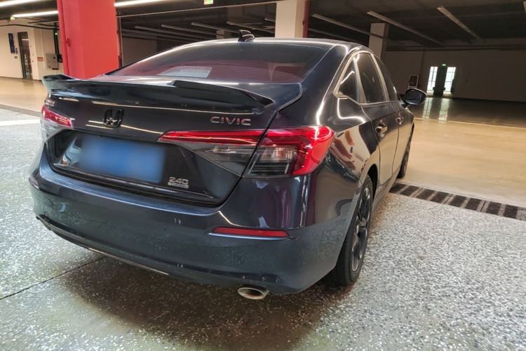 Used Honda Civic 2022 240TURBO CVT Dynamic Edition Rear Right 45 Deg