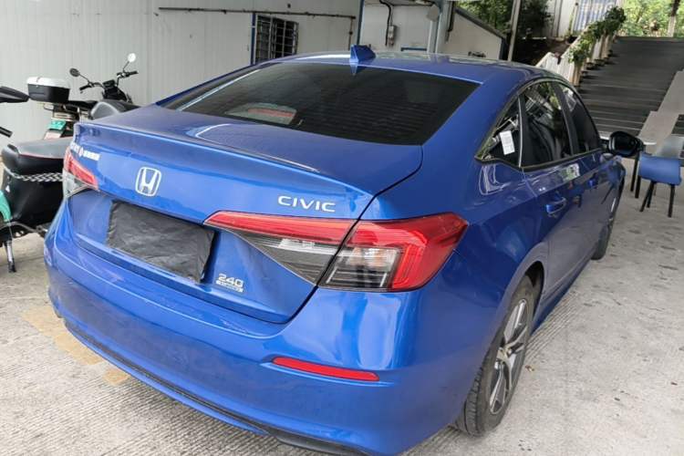 Used Honda Civic 2022 240TURBO CVT Dynamic Edition Rear Right 45 Deg