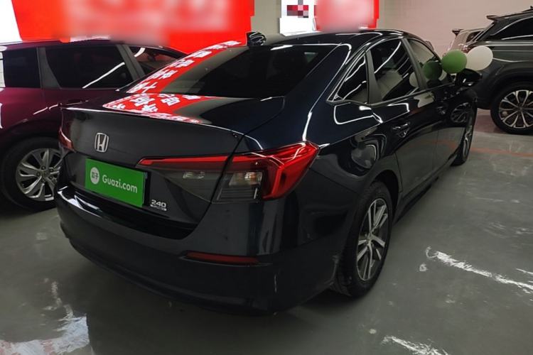 Used Honda Civic 2022 240TURBO CVT Dynamic Edition Rear Right 45 Deg