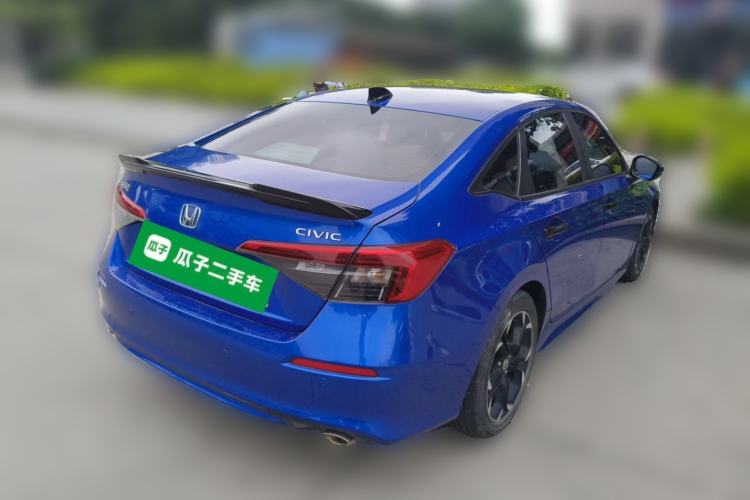 Used Honda Civic 2022 240TURBO CVT Dynamic Edition Rear Right 45 Deg