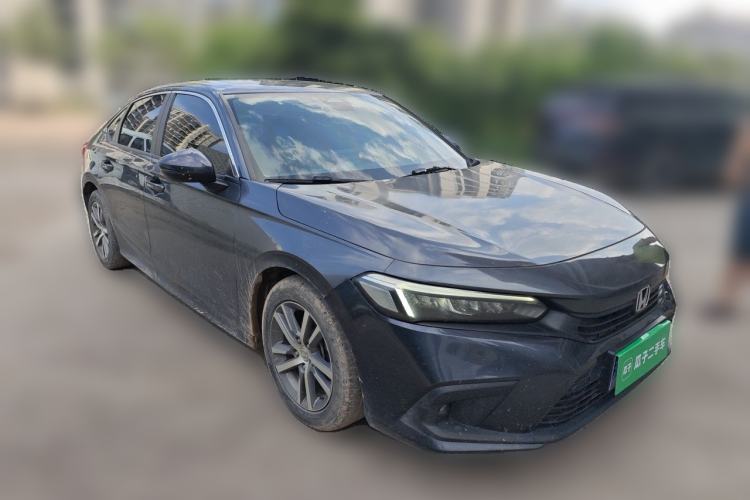 Used Honda Civic 2022 240TURBO CVT Dynamic Edition Front Right 45 Deg