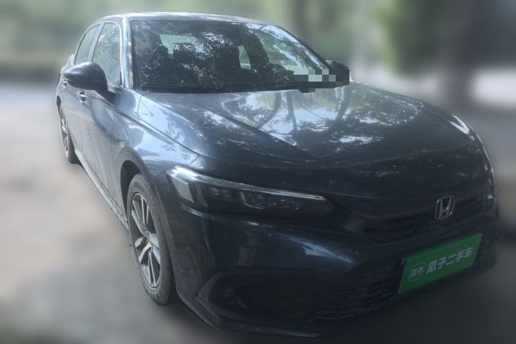 Used Honda Civic 2022 240TURBO CVT Dynamic Edition Front Right 45 Deg
