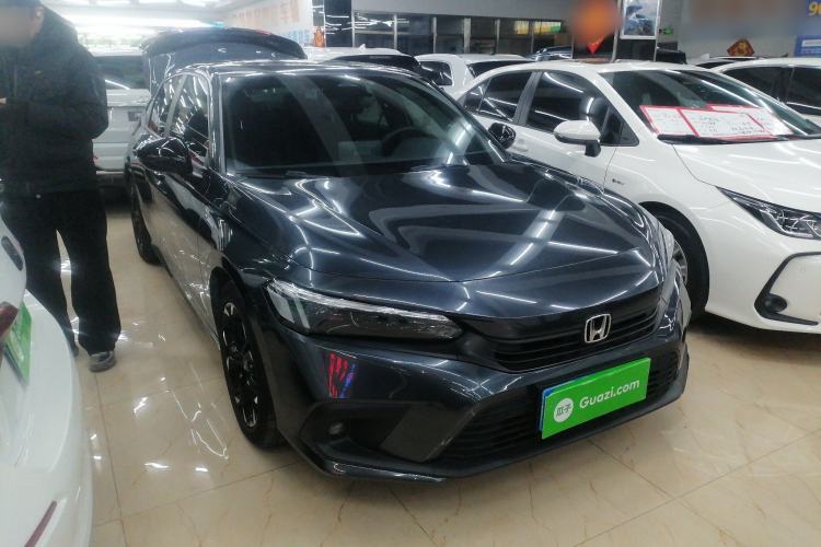 Used Honda Civic 2022 240TURBO CVT Dynamic Edition Front Right 45 Deg
