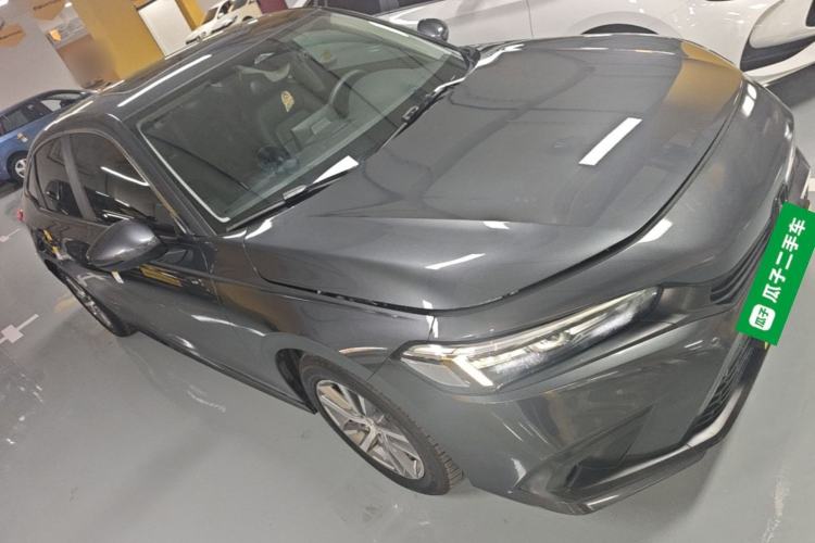Used Honda Civic 2022 240TURBO CVT Dynamic Edition Front Right 45 Deg