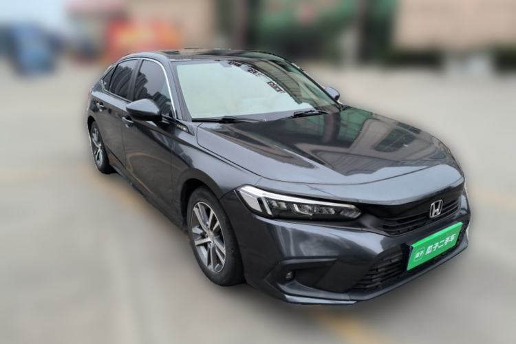 Used Honda Civic 2022 240TURBO CVT Dynamic Edition Front Right 45 Deg