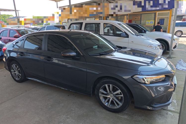 Used Honda Civic 2022 240TURBO CVT Dynamic Edition Front Right 45 Deg