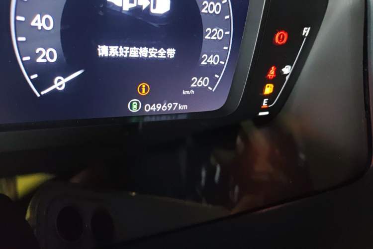 Used Honda Civic 2022 240TURBO CVT Dynamic Edition Odometer Close Up
