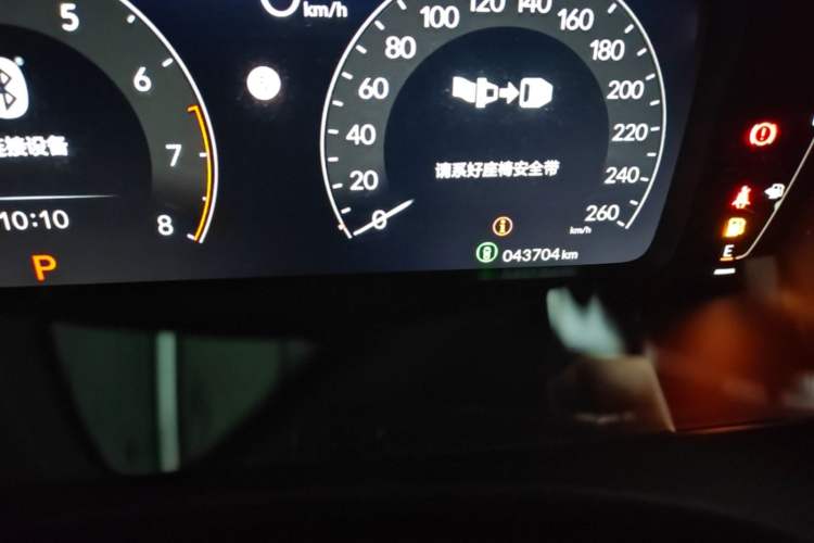 Used Honda Civic 2022 240TURBO CVT Dynamic Edition Odometer Close Up