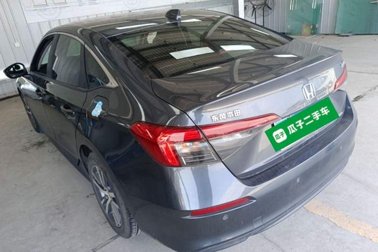 Used Honda Civic 2022 240TURBO CVT Dynamic Edition Rear Left 45 Deg