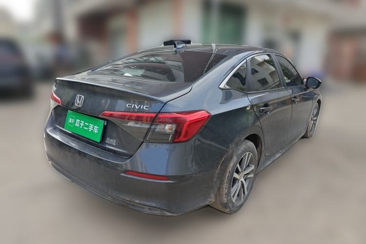 Used Honda Civic 2022 240TURBO CVT Dynamic Edition Rear Right 45 Deg