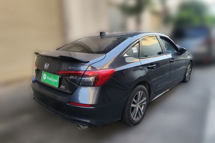 Used Honda Civic 2022 240TURBO CVT Dynamic Edition Rear Right 45 Deg