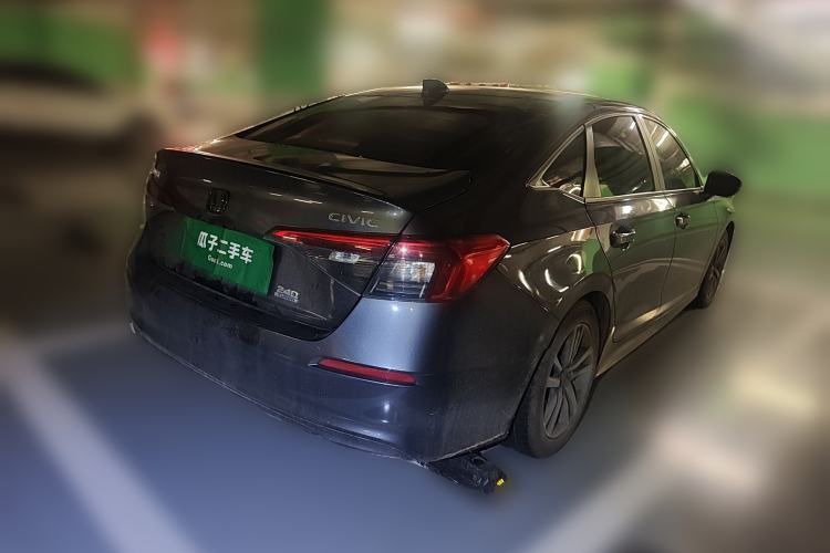 Used Honda Civic 2022 240TURBO CVT Dynamic Edition Rear Right 45 Deg