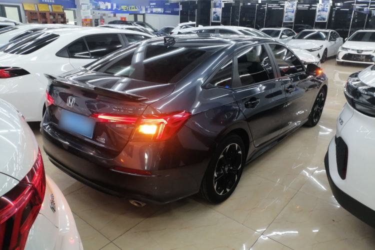 Used Honda Civic 2022 240TURBO CVT Dynamic Edition Rear Right 45 Deg