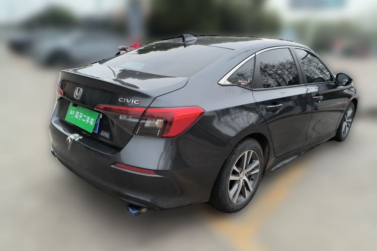 Used Honda Civic 2022 240TURBO CVT Dynamic Edition Rear Right 45 Deg