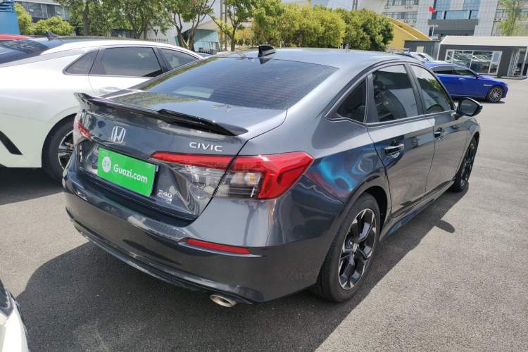Used Honda Civic 2022 240TURBO CVT Dynamic Edition Rear Right 45 Deg