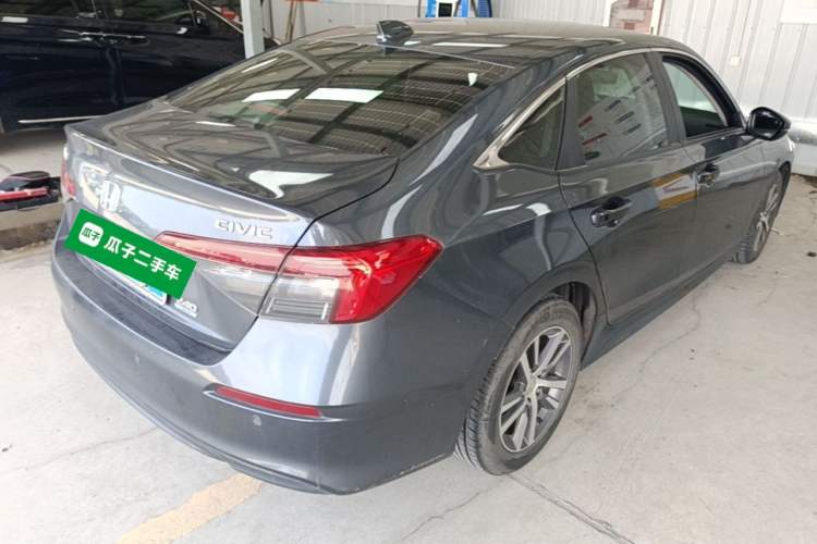 Used Honda Civic 2022 240TURBO CVT Dynamic Edition Rear Right 45 Deg