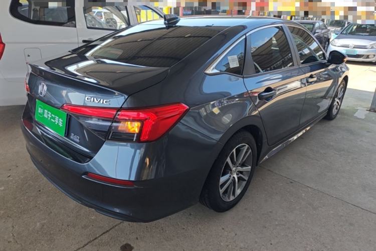 Used Honda Civic 2022 240TURBO CVT Dynamic Edition Rear Right 45 Deg