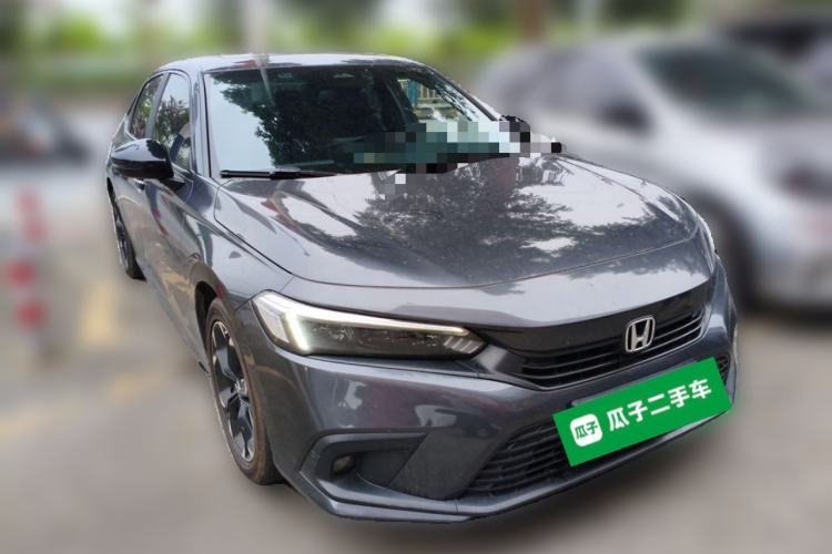Used Honda Civic 2022 240TURBO CVT Dynamic Edition Front Right 45 Deg