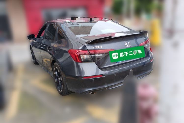 Used Honda Civic 2022 240TURBO CVT Dynamic Edition Rear Left 45 Deg