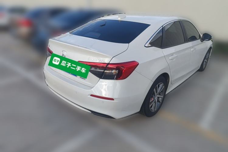 Used Honda Civic 2022 240TURBO CVT Dynamic Edition Rear Right 45 Deg