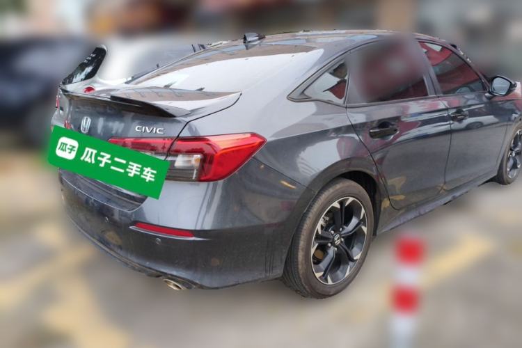 Used Honda Civic 2022 240TURBO CVT Dynamic Edition Rear Right 45 Deg
