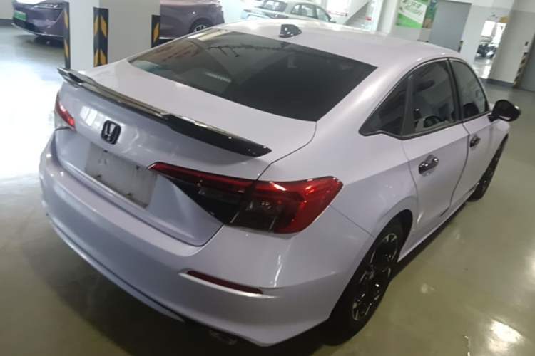 Used Honda Civic 2022 240TURBO CVT Dynamic Edition Rear Right 45 Deg
