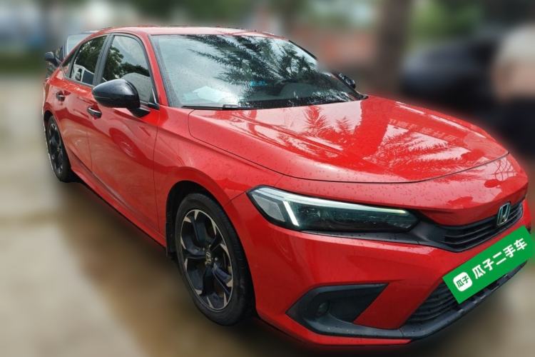 Used Honda Civic 2022 240TURBO CVT Dynamic Edition Front Right 45 Deg