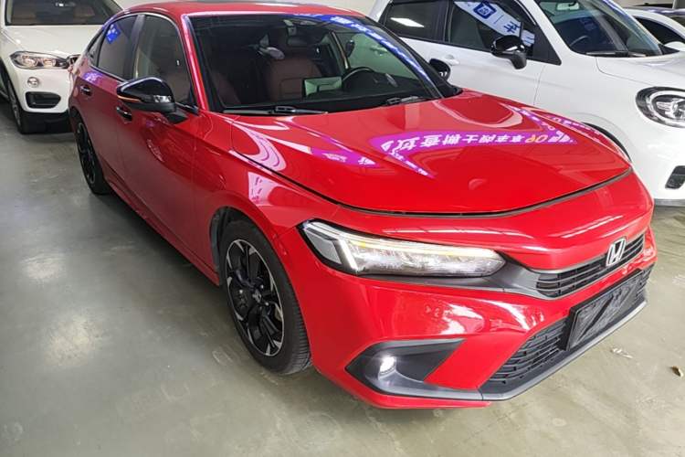 Used Honda Civic 2022 240TURBO CVT Dynamic Edition Front Right 45 Deg