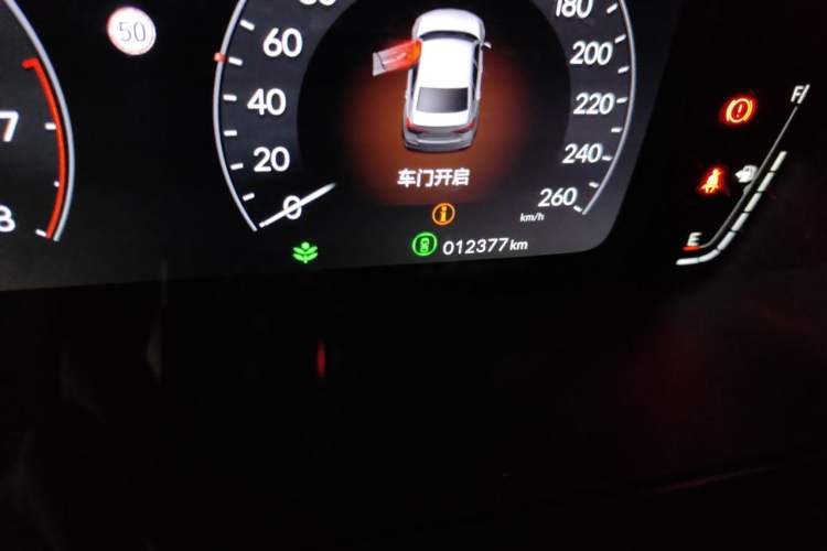 Used Honda Civic 2022 240TURBO CVT Dynamic Edition Odometer Close Up