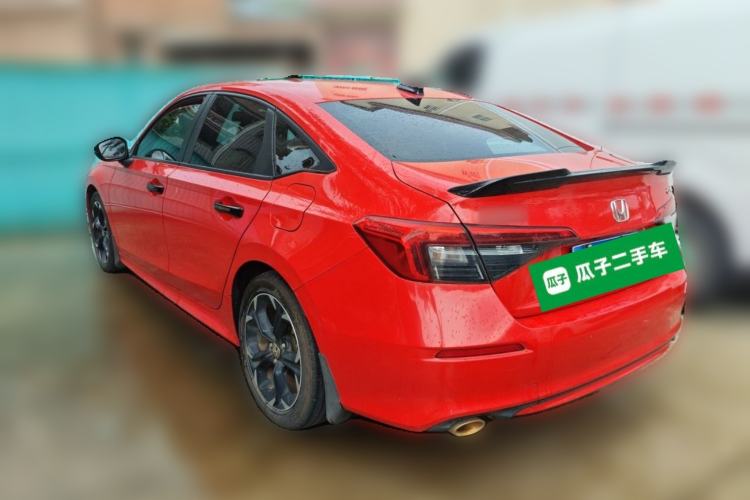 Used Honda Civic 2022 240TURBO CVT Dynamic Edition Rear Left 45 Deg